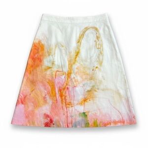 Anthropologie x Claire Desjardins Painter's Palette A-Line Skirt  Size 0
